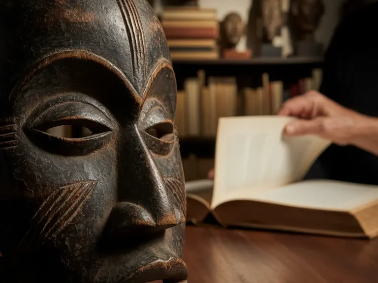 dettaglio e patina di arte africana – passione per il collezionismo